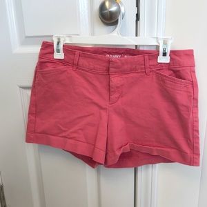 VGUC Old Navy Pixie Style Size 2 Coral shorts